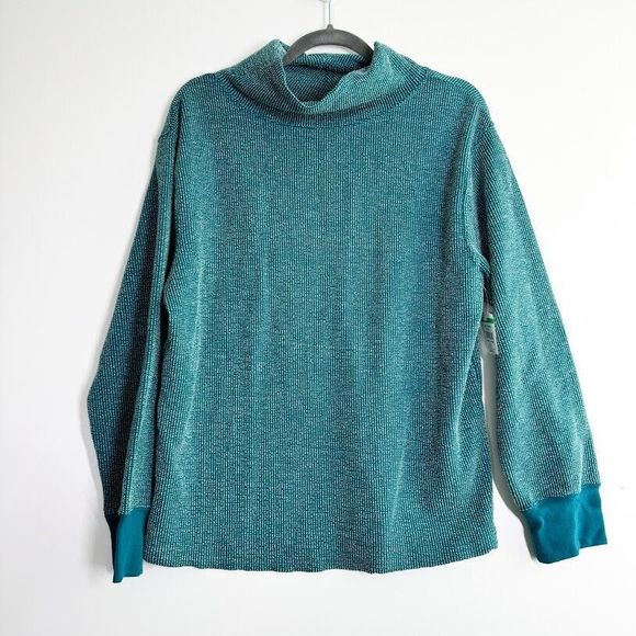 Nike Yoga Luxe Pullover Womens Cowl Neck Therma-Fit Dri-Fit Sweatshirt Small NEW - Picture 2 of 10